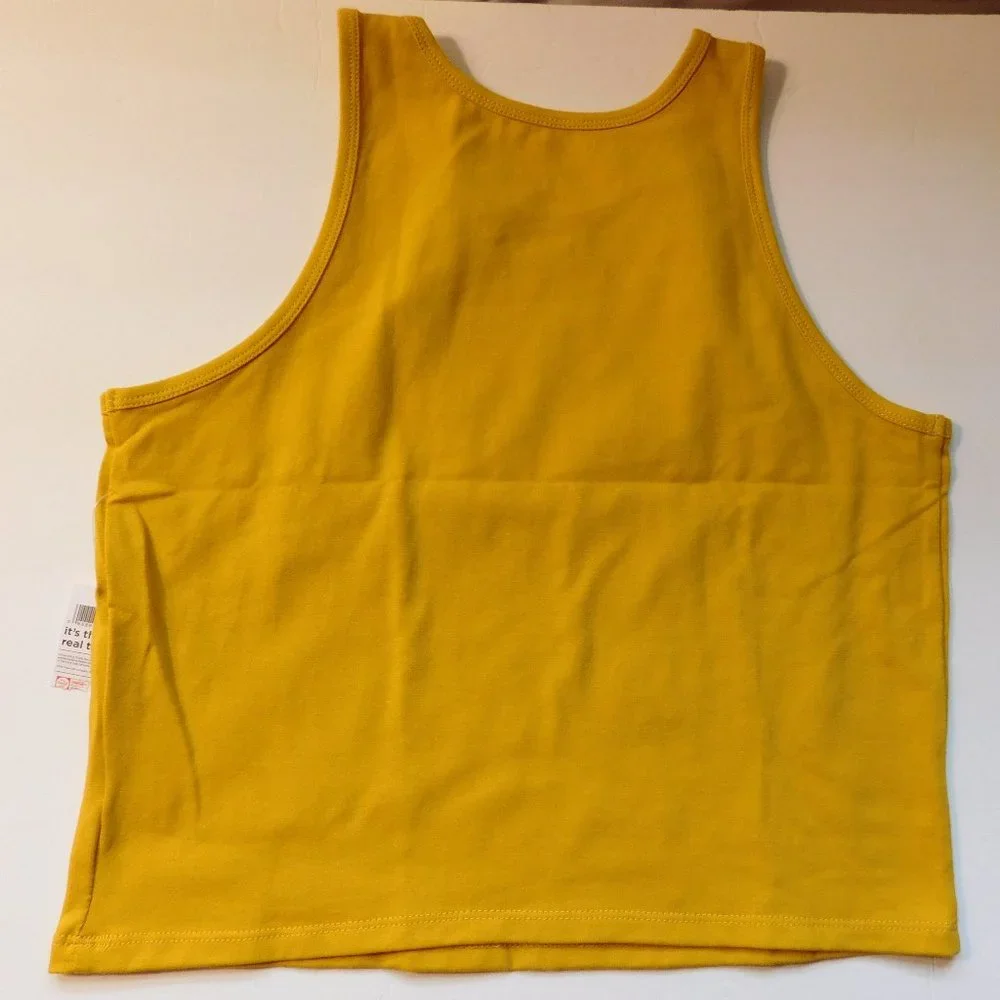 Coca-Cola Sport Tank Top Gold Color Large NEW
